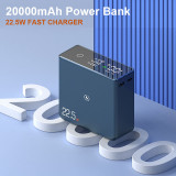 20000mAh 22.5W FAST Charger Portable Phone Power Bank 15W Wirelss Charger PowerBank For iPhone 12 13 Mini Pro Max Poverbank