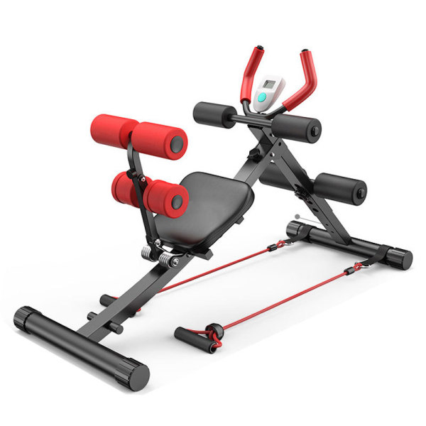 Fitness Abdomen Machine Home Gym Core Abdominal Trainer Platform Sit Up Assistant Equipment Foldable AB Roller Machine