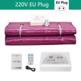 Infrare Sauna Blanket Slimming Burn Calories Detox Protable Sweat and glow Sauna Blanket for Weight Loss Therapy Home Use EU US
