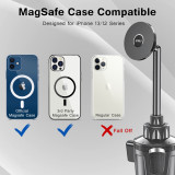 EWA Phone Holder Magnetic Car Mount Compatible with Magsafe Case/iPhone 13 12 Pro Max/Mini/All Phones Universal Phone Cup Holder