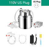 14L Electric Goats Milking Machine Stainless Steel Automatic Pulsation Vacuum Pump Milker for Sheep Farm Hou Milking Equipment