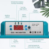 16 Mini Automatic Eggs Incubator Hatching for Birds Chickens High-Efficiency Electric Egg Incubators Turner Temperature Control
