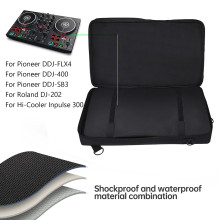 For Pioneer DDJ-400 DDJ-FLX4 Portable DJ Disc Player Carrying Case Dustproof Carrying Storage Bags Scratch-resistant Accessories