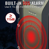 4000mAh SOS Alarm Emergency Weather Radio  Hand Crank Solar Battery Flashlight NOAA AM FM Portable Radio Cell Phone Charger