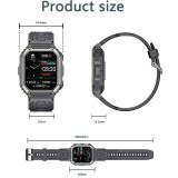 SENBONO Men's Smart Watch Outdoor Sport Watch Heart Rate Fitness Tracker Bluetooth Dials Call Long Standby Smartwatch Men Women