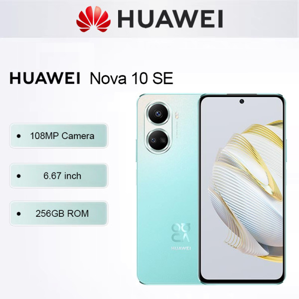 HUAWEI Nova 10 SE Smartphone 6.67 inch OLED 108MP Camera 4500mAh Battery 4G Network Mobile phones Original Cell phone