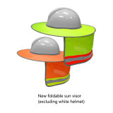 Summer Hard Hat Neck Shield Sun Shade Helmet Neck Shield Reflective Protection Prevent Sunburn for Construction Workers