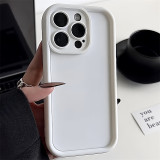 Luxury Soft Simplicity Silicone Phone Case For iPhone 11 12 13 14 Pro Max Plus XS X XR 8 Plus Shockproof Bumper Back Cases Cover