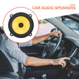 2PCS 4/5/6Inch 600W Car HiFi Coaxial Speaker Auto Audio Ultra-thin Modified Speaker Automobile Full Range Frequency Loudspeakers