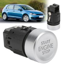 One-button For VW for Tiguan 2008-2016 Keyless Entry Ignition Starter Switch Car Engine Start Stop Push Button