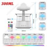 Mushroom Rain Air Humidifier Colorful Rain Cloud Night Light Smell Distributor Electric Aroma Diffuser Relax Aromatherapy Lamp