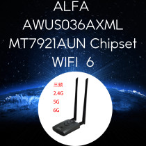 Made in Taiwan ALFA AWUS036AXML MT7921AUN WIFI 6E tri-band wireless network card