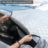 Magnetic Car Front Windscreen Sunshade Thickened Sunscreen Anti-UV Heat Insulation Snow Shield Cover Car Window Clothing Cover