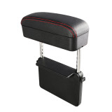 Universal Car Heighten Armrest Box Arm Rest Holder PU Leather Elbow Support Cushion Adjustable Height Organizer Car Accessories
