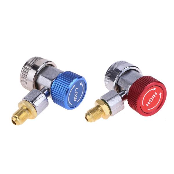 1 pcs Universal AC Air Conditioning R134A Coupling Adjustable High Low Plug Adapter Quick Coupling Car Repaired Accessories