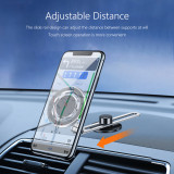 Invisible Magnetic Car Phone Mount Adjustable Foldable Telescopic Screen Side Holder 360 Degree Rotating for Tesla Model 3/Y/X/S