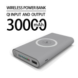 100000mAh Wireless Power Bank Two-way Super Fast Charging Powerbank Portable Charger Type-c External Battery Pack for IPhone New