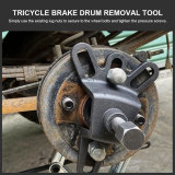 Universal 4-Hole Motorcycle Wheel Hub Puller Rear Brake Drum Remover Tool Cast Iron Tricycle Repair Tool Motorcycle Accessories