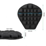 Motorcycle 3D Comfort Gel Seat Cushion Universal Air Motorbike Pillow Pad Cover