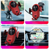 Wireless Car Charger 10W Fast Charging Auto-Clamping Air Vent Car Phone Holder
