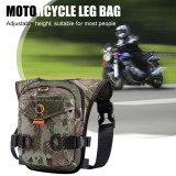 Motorcycle Drop Leg Side Bag Waterproof Crossbody Chest Fanny Pack Outdoor Casual Waist Bag Motorbike Hip Bum Pack Bags For Men
