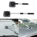 Large Size Car Window Cleaner Brush Kit Windshield Wiper Microfiber Brush Auto Wash Tool With Long Handle Car Accessories