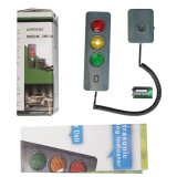 2/1PC Car LED Parking Sensor Anti-Collision Warning LED Traffic Light Garage Safe Parking Warning Alarm Device Adjustable Height