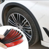 1.5M Universal Fender Flares Car Wheel Arches Wing Protector Arch Extenders Moulding Trim Mudguard Body Rubber Seal Strip Kit
