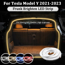 5M Frunk Brighten LED Strip Modified Ambient Lighting For Tesla Model Y 2021 2022 2023 Waterproof Flexible Decorative Light 12V