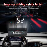 M8 Auto EOBD OBD2 GPS Head-Up Display Car HUD LED Digital Windshield Car Speedometer Projector Electronic Auto Accessories