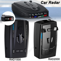 RAD1000 RAD2000 Car Radar Detector 12V Rador Laser Speed Detector Voice Alert Vehicle Speed Alarm Warning System Car Accessories