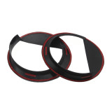 2PCS/Set Lamp Hoods For Jeep Patriot ABS Front Light Headlight Trim Cover Bezels Car Styling For Jeep Patriot Car Accessories