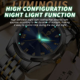 Fashion Watch Men Top Brand Luxury Waterproof Luminous Wristwatch Mens Quartz Watches Week Date