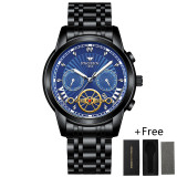Relogio Masculino Men Watches Luxury Top Brand Men's Fashion Waterproof Watch Date Quartz Wristwatches+Box