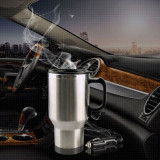 12V Portable Auto Heating Cup Vehicle Heater Kettle Thermal Mug Car Accessories