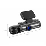 M8 Dash Cam 1080P Dual Lens Car Dashcam DVR Video Recorder Black Box G-Sensor 150 Wide-Angle 24H Parking Monitor Loop Recording