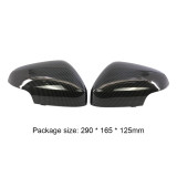 1 Pair Car Rearview Mirror Cover Case ABS Side Mirrors Shell Frame Decoration Auto Accessories for Volvo C30 T5 C70 T5 2010-2013