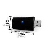 Wired to Wireless CarPlay Adapter Bluetooth5.0 USB Adapter Dongle for Car OEM Wired Carplay or Retrofit Android Auto For iPhone
