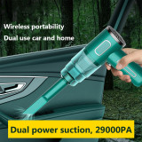 29000Pa Car Vacuum Cleaner Wet Dry Vacuum Cleaner Handheld Wireless Cleaning Machine Home & Car Dual Use Mini Vacuum Cleaner