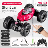 4WD 1:16 Stunt RC Car with LED Light GestureInfrared Induction Twist Climbing Radio Controlled Car Childrens Day Toy for Boy