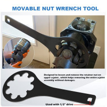 1PC Steel Wrench 91-36235 18-9803 91-17256 Bearing Retainer Spanner Wrench Tool for Mercruiser Alpha Generation I II MC1 Bravo