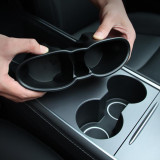 Water Proof Car Coasters For Tesla Model 3/Model Y Water Cup Holder Fixed base Anti-Slip car accessories Interior Accessories