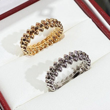 2023 New Hot Selling 925 Sterling Silver Rivet Ring Women and Men Couples Fashion Classic Punk Party Gift Luxury Brand Jewelry