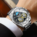 Men Watch Fashion Business Luxury Men's Sport Watches Waterproof Luminous Mens Quartz Wristwatch