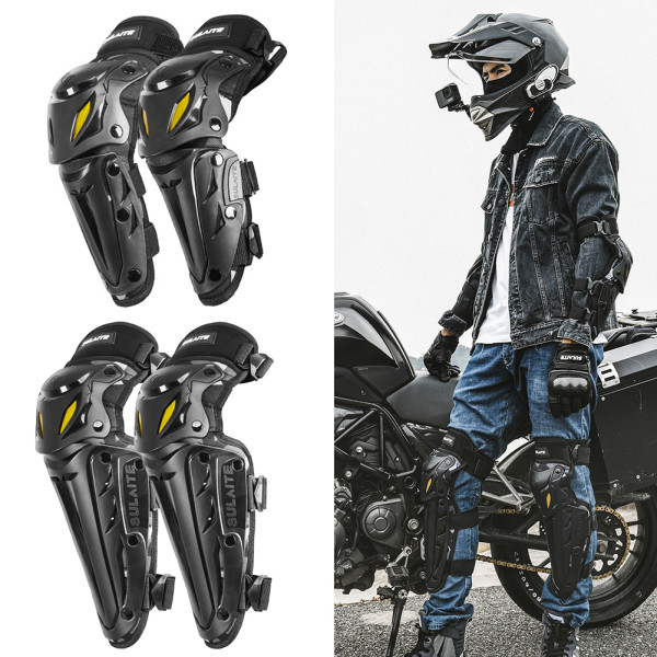 Motorcycle Knee Pads Elbow Pads Outdoor Sports Cycling Riding Protective Gears Nocturnal Reflective Motocross Motorbike Kneepad