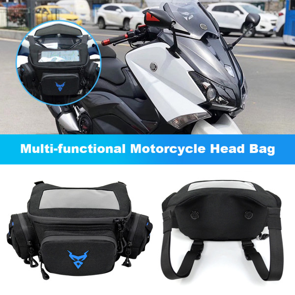 Motorcycle Handlebar Travel Bag Moto Front Navigation Bags Motorbike Waterproof Drop Waist Leg Bag Cell Phone Purse Storage Bag
