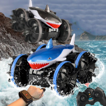 Amphibious RC Car Remote Control Stunt Car Vehicle  Flip Driving Drift 2.4G Rc Shark Cars Outdoor Toys for Boys Children's Gift