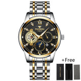 Luxury Man Watch High Quality Waterproof Luminous Men's Wristwatch Men Date Quartz Watches Casual Clock+Box