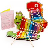 Color Wooden Xylophone Toy Musical Toys for Kids Cartoon Musical Instruments Early Educational Musical Toys Best Children Gift