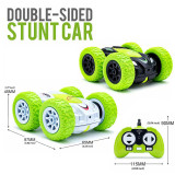 Remote Control Car For Kids With Light 360 Degree Rotating Rc Stunt Car Double Sided Tumbles Rotating Car Childern Birthday Gift